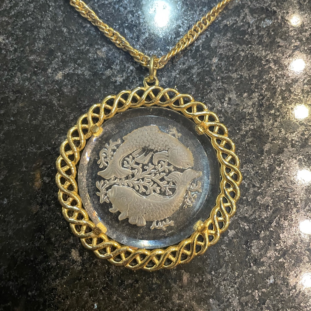 Vintage Pisces Necklace
